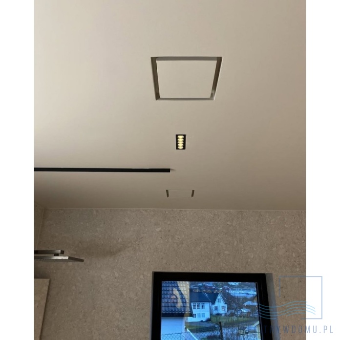 bezramowy nawiewnik gipsowy